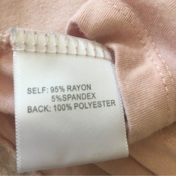 Pretty Pinky Peach Top Size Large - Picture 6 of 7